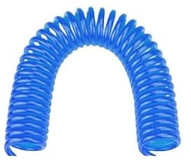 3/6/9/12/15Meters PU Air Compressor Hose Tube Spiral Pipe Pneumatic Polyurethane 6 * 4mm 8 * 5 10 * 6.5 12 * 8mm Telescopic Spring Tool(8x5mm Bue,3 Meters)