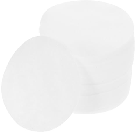 Runde Gesichtsreinigungspads aus Vliesstoff, Weiß | Einweg, Saugfähig und Leicht, für Make Up Entfernung zu Hause, 200 Stück Pack, Rund