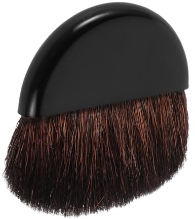 CANIGHT Brocha Pequeña para Rubor y Polvos Suaves, Pincel Plano de Nailon de 5 Cm, Multifuncional para Maquillaje, Contorno y Corrector, Herramienta Portátil para Uso Diario y Viaje