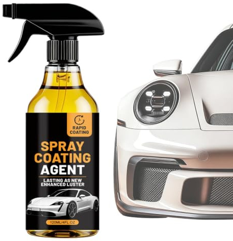 Aerosol Nano para Coches - 300ml Protección Duradera de Alto Brillo,Spray de Recubrimiento Brillante para Exterior - para Detallado Pulido Exterior Faro Moto RV Camión Garaje Vehículos Lavado