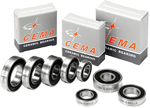 CEMA Kugellager 6802 15 x 24 x 5 Keramik