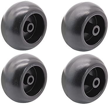 SECURA 4x Roue d'appui compatible avec Husqvarna YTH220 Tracteur de pelouse