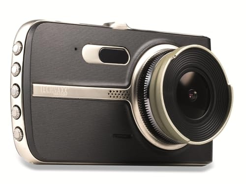 Technaxx Allemagne FullHD Dashcam De Voiture Enregistreur Reconnaissance des Panneaux De Vitesse Grand Angle Avertissements De Collision Frontale TX-167