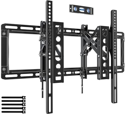HOME VISION Advanced Full Motion TV Mount for 32-90 Inch TVs, Tilt TV Wall Mount with Extension, Swivel, Slide and Level, Wall Mount tv Bracket - Max VESA 600x400mm, up to 132lbs, 16/18/24 Inch Studs