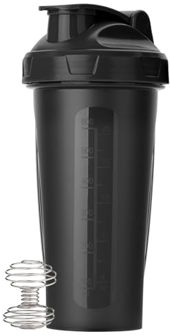 Mr. Pen - Botellas mezcladoras para mezclas de proteínas, 28 onzas, botella mezcladora con bola batidora de alambre, botella mezcladora de proteínas, vaso agitador, mezclador de proteínas, botella