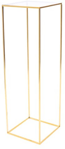 CLEADONG Soporte para flores para plantas, taburete de metal de 100 cm de altura, mesa para la decoración de salón, dormitorio u oficina