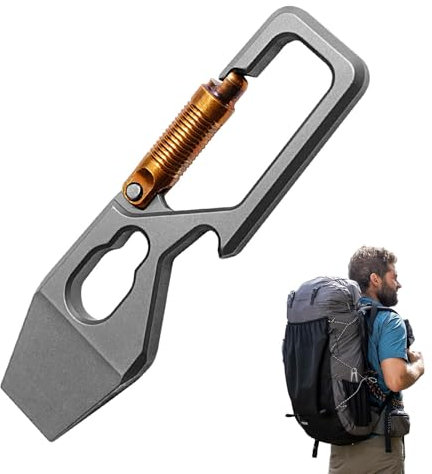 Piede Di Porco Versatile In Lega Di Titanio - Barra Di Multiuso Con Forte, Lega Di Titanio Resistente | Ideale Per L'edilizia, I Kit Di Sopravvivenza E L'uso All'aperto, Piede Di Porco Porta