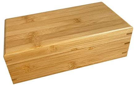 OKUMEYR Holzkiste Für Tee Und Schmuck Elegante Aufbewahrungsbox Feuchtigkeitsgeschützt Multifunktionale Lagerlösung Für Teeblätter Süßigkeiten Und Mehr