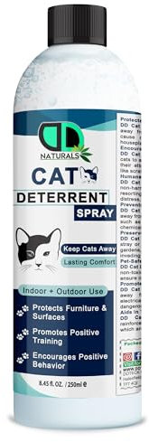 100% Natural Cat Repellent – Natural & Non-Toxic Deterrent for Cats and Animals,Safe & Effective Solution for Keeping Cats Away, Eco-Friendly Formula for Indoor & Outdoor Use (250ml)