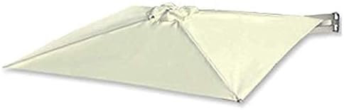 Parasols Housewares Sun Umbrella Garden Parasol Wall Mounted Cantilever, Aluminium 7ft / 210cm, Folding, Telescopic, Outdoor Parasols