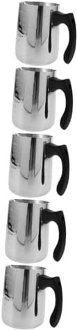 MUELODSIC 5piezas Taza De Fusión De Cera De Mango Para Elaboración De Velas Aromáticas y Proyectos De Bricolaje