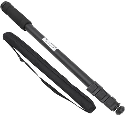 Hemobllo Monopode Télescopique pour Appareil Photo Compact en Alliage D'aluminium Portable, Support Stable Jusqu'à 3 Kg, Trépied Léger Réglable de 54 à 171 Cm Voyage et Photographie
