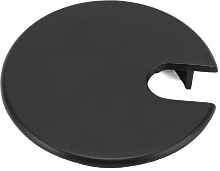 Zinc Alloy Cable Hole Cover | 60mm Large Opening for Multi Cable Management | Desk Cord Grommet for Office/Home/Hotel | Glossy Finish Guards Wires