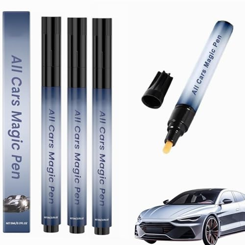 Ritocco Vernice Auto,Penna Ritocco Carrozzeria,Penna Antigraffio,Pen Riparazione Graffi Auto Moto,Pennas per Rimuovi Graffi Autos,Riparare Piccoli Graffi Automobilistici Vernice per Carrozzeria (3pc)