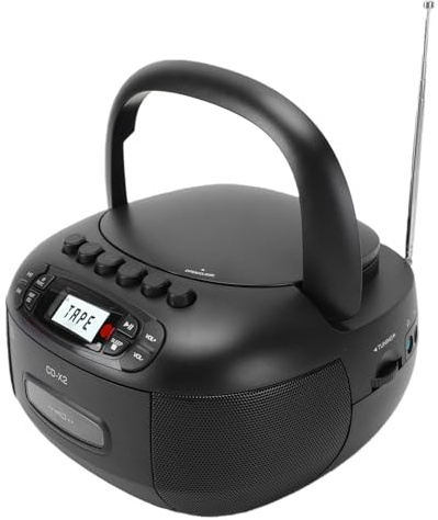 YUEHISY CD Boombox, CD-kassettspelar Kombination, Bärbar Kassettspelare (eu)