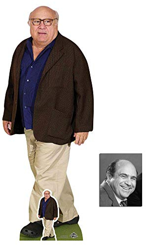 BundleZ-4-FanZ Danny DeVito Blue Shirt Cream Trousers Lifesize and Mini Cardboard Cutout Fan Pack, 148cm x 57cm Includes 8x10 Star Photo