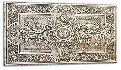 TMK ArtDeko – Schneidebrett Glas – Glasschneidebrett für die Küche 52x30 cm – Robust, Hygienisch & Rutschfest – Glas Schneidebrett – Zusätzliche Arbeitsfläche – Vielseitige Nutzung