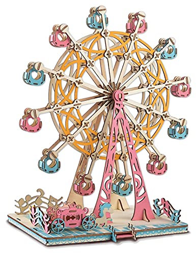 Holz Riesenrad 3D Holzpuzzle Holzbaukasten für Geburtstagsgeschenk