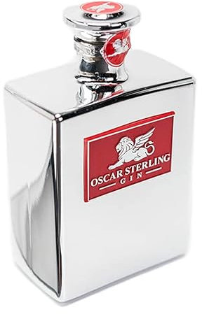 Oscar Sterling Premium Gin 500 ml in Hochglanz-Flasche, 5-fach destilliert & in kleinen Chargen produziert, 40% Vol. mit 35 fein abgestimmten Botanicals aus heimischer Region in höchster Qualität