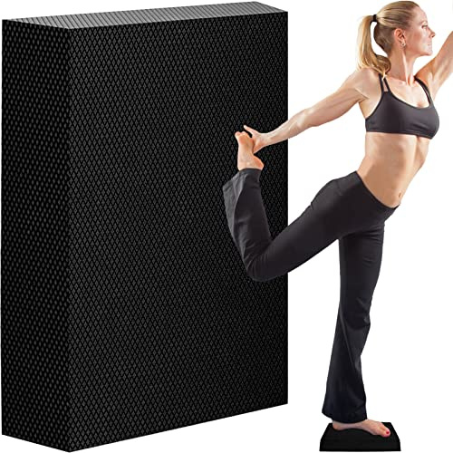 Balance Board Small Exercise Balance Pads, Non-Slip Foam Yoga Pad Trainer for Physical Therapy, Strength Training, Stability Workout, Knee Ankle Exercise, Yoga Mat Thick Chair Cushions for Adults Kids
