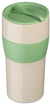 Koziol Thermobecher Aroma To Go XL, mug isotherme, Nature Leaf Green, 700 ml