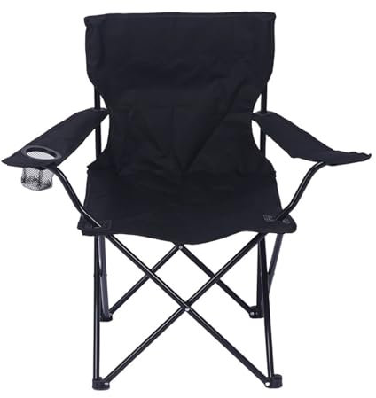 Bafnsiji Campingstuhl, Strandstuhl mit Becherhalter, Campingstühle für Erwachsene, Leichter Klappstuhl, Angelstuhl mit Armlehnen, Garten, Angeln, Strand,B