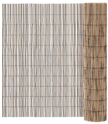 vidaXL Gartenzaun, Schilfmatte Langlebig Wasserfest, Schilfrohrmatte für Garten Balkon Terrasse, Sichtschutz Windschutz Sichtschutzmatte, Schilf