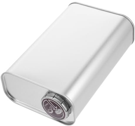 Mobestech Lightweight 1l Leakproof Oil Jug Sturdy Iron Construction for Gasoline Mix Pot Motorcycle Can