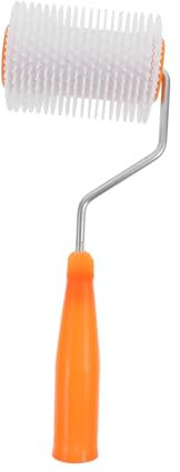 DOITOOL Self Leveling Screed Screed Spiked Flooring Roller 4-inch 13mm Teeth Latex Floor Roller Defoaming Accessory for Floor Paint