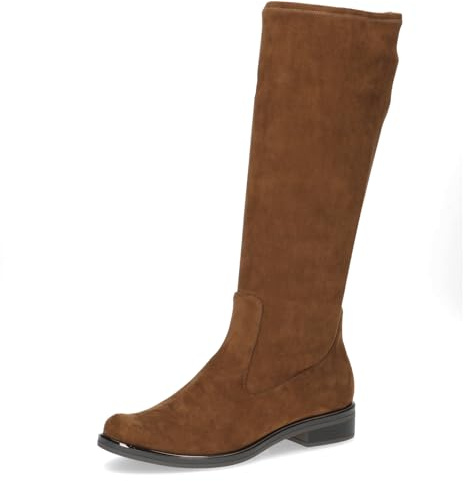 CAPRICE Damen 9-25512-41, Stivali alla Moda Donna, Brown Stretch, 37.5 EU