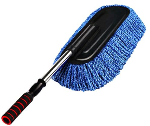 HAWILLOSCH 2 Pz Spazzola per Cerare L'auto Spazzola per La Pulizia del Veicolo Pulitore per Auto Pulitore del Cruscotto Detergente per Cruscotto Auto Prodotti per La Pulizia Dell'auto Blue