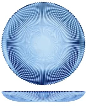 H&H Set 6 Piatti Fondi Groove – Ø21 cm – Piatti in Porcellana Colorati Eleganti e Resistenti – Ideali per Zuppe, Minestre e Primi Piatti – Lavabili in Lavastoviglie e Microonde