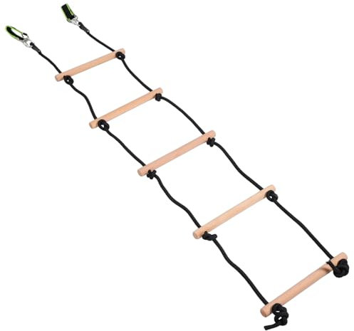 GETAJGHSD Accessoires pour Échelle Escalade Bois Balançoire Corde pour Garçon Fille Échelle Escalade pour Lit Superposé Et Cabanes Les Arbres