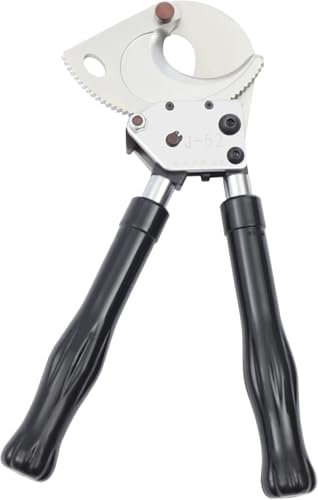 PGPAYH Wire Stripper,Cable Cutters,Wire Cutters,Ratchet Cable Cutter J52 Heavy Duty Compact Ratcheting Cable Cutter Ratchet Cable Wire Cutter Hand Tool