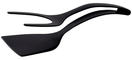 2 in 1 Grip and Flip Spatula - ShiningUU Egg Flippers Tool for Kitchen Cooking | Tongs Grip and Flip Fried Egg Turners Cooking Tool | Ideal for Pancake, Fish, French Toast, Omelet, Steak, Frying, Turn