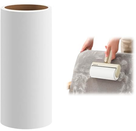 Luddroller påfyllningar, 300 klibbiga lakan, 5-pack påfyllningar endast. Hårborttagare för husdjur för kläder, möbler, hund hårborttagare, katt hårborttagare (10 cm)