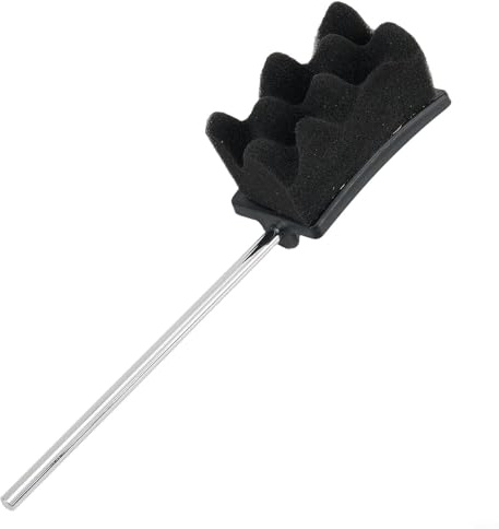 Eawfgtuw Batteur pour grosse caisse pour pédale de tambour – Maillet sonore doux avec construction en métal et mousse, compatible avec la plupart des pédales de grosse caisse, 2 styles disponibles (A)