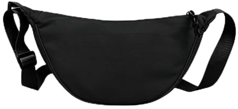XFSRG Borsa Mezzaluna Donna Borsa a Tracolla Borsetta Mezzaluna a Spalla Casual Capiente Leggera con Zip per Lavoro Viaggio Shopping Tempo Libero