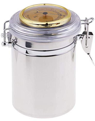 Tubayia Tragbare Edelstahl Tabakdose Humidor Luftbefeuchter Zigarre Tabak Kiste Aufbewahrungsbox