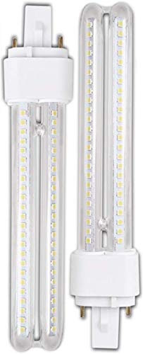 Genetic H268 15W - Confezione 2 lampadine PLC LED 15W luce fredda A+ G24-3 2Pin H268