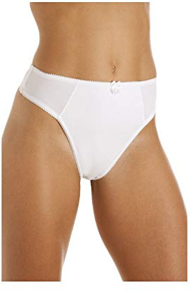 Camille Womens Micro-Fibre 2 Pack Control Thongs