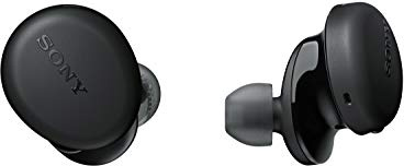 Sony WF-XB700 Truly Wireless Bluetooth Headphones, with Extra Bass, up to 18h battery life, splash and sweat resistance, Built-in Mic and Voice Assistant - Black (Renewed)