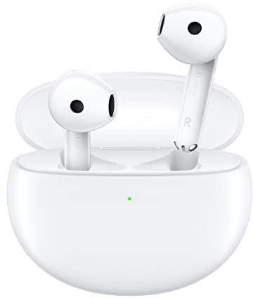 OPPO Enco Air2 Auricolari True Wireless, 24h di Autonomia, Ricarica Rapida, Bluetooth 5.2, Raggio 10m, Controlli Touch, Cancellazione del rumore, Android e iOS, IPX4, Bianco [Versione Italiana]