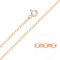 Old English Jewellers 9ct Rose Gold on Silver Belcher Chain Necklace 2.5mm - 16 18 20 22 24 26 30 (18)