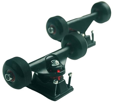 Amagogo Skateboard-Rad und Truck, 52 mm Skateboard-Räder, geräuschloses Lager, hohe Geschwindigkeit, langlebig, 5 Zoll Skateboard-Achsen für Longboards,