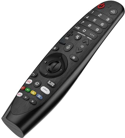Fourmor Original Sprachfernbedienung TV AKB758555501, Low Power Tech Fernbedienung, nur kompatibel mit AN-MR20GA,AN-MR19BA, mit Sprach- und Zeigerfunktion, für LG LED OLED LCD 4K UHD TV