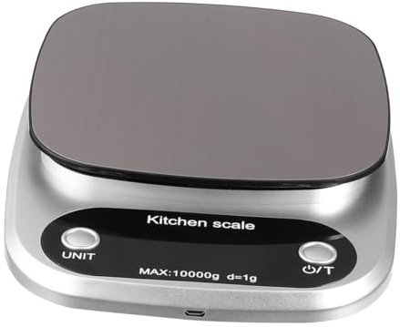 Hoement 1pièce Balance De Cuisine Numérique Acier Inoxydable Rechargeable Avec Affichage Lcd Outil De Mesure Précis Et Pratique Pour Cuisine Bijoux