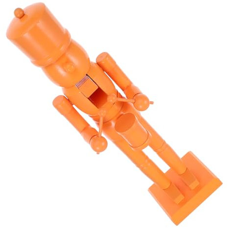 Cabilock Schiaccianoci in Legno Grezzo Incompiuto Ornamento Soldato Di Natale Fai Da Te Statuina Di Legno Non Finita Decorazione Natalizia Personalizzabile Regalo Creativo