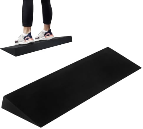 Squat Wedge Block,Calf Stretcher Slant Board,Lightweight EVA Slanting Yoga Pilates Wedge,Durable Pilates Block Stretch Accessories for Calf Stretches,Strength Performance,Muscle Building
