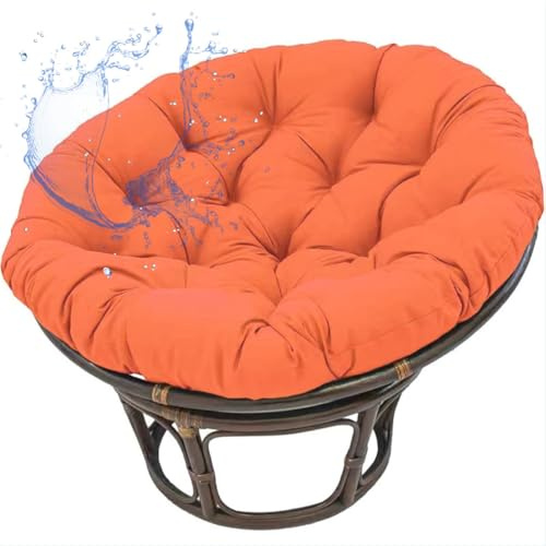 Aocase Rundes Wasserdichtes Sitzkissen Hängeschaukel Kissen Polster Autositzen und Gartenstühle Ideal für Outdoor und Indoor Einsatz in Hängehöhle Lesesessel oder Papasansessel,No12,110×110cm